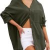 Womens Bathing Suit Cover Up Bikini Swimsuit Coverup Beach Cover Ups Button Down Shirts for Women