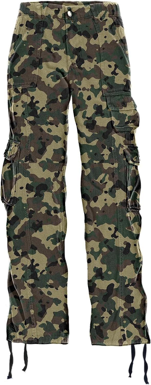 Women's Hiking Cargo Pants Joggers Cotton Casual Military Army Combat Work Pants with 7 Pockets