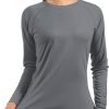 Women's Long Sleeve UPF 50+ UV Sun Protection Shirts Rash Guard Swim T-Shirt/Hoodie Quick Dry for Outdoor Hiking