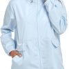 Women's Lightweight Raincoat Waterproof Packable Outdoor Windproof Hooded Active Rain Jacket S-XXL