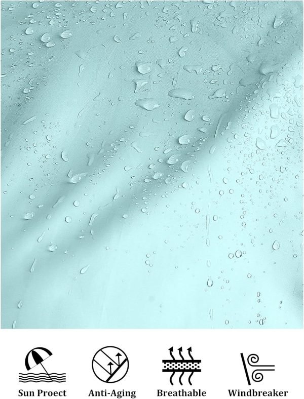 Rain Jacket Women Lightweight Waterproof Windbreaker Jacket Hooded Packable Rain Coats for Women Outdoor Raincoat