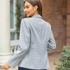 Womens Casual Blazers Long Sleeve Lapel Button Slim Work Office Blazer Jacket